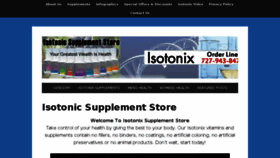 What Isotonicsupplementstore.com website looked like in 2017 (6 years ago)