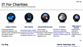 What Itforcharities.co.uk website looked like in 2017 (6 years ago)