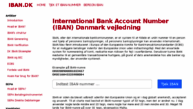 What Iban.dk website looked like in 2017 (8 years ago)