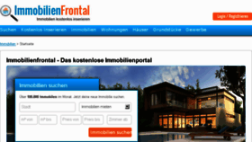 What Immobilienfrontal.de website looked like in 2017 (6 years ago)