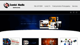 What Iconicimedia.com website looked like in 2017 (7 years ago)