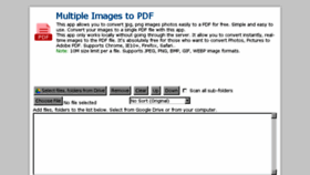 What Image2pdf.iblogbox.com website looked like in 2017 (7 years ago)