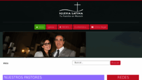What Iglesialatina.com website looked like in 2017 (6 years ago)