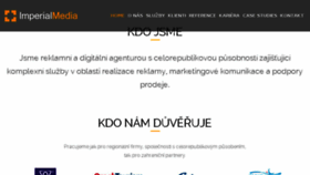 What Imperialmedia.cz website looked like in 2017 (6 years ago)