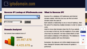 What Iptodomain.com website looked like in 2017 (6 years ago)