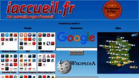 What Iaccueil.fr website looked like in 2017 (6 years ago)