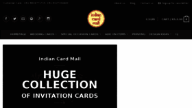 What Indiancardmall.com website looked like in 2017 (6 years ago)
