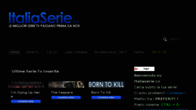 What Italiaserie.co website looked like in 2017 (6 years ago)