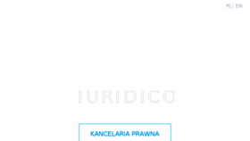 What Iuridico.pl website looked like in 2017 (6 years ago)