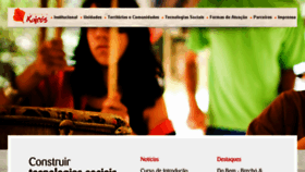 What Institutokairos.org.br website looked like in 2017 (8 years ago)