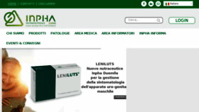 What Inpha2000.it website looked like in 2017 (6 years ago)