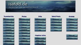 What Isafold.de website looked like in 2017 (6 years ago)