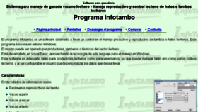 What Infotambo.com.ar website looked like in 2017 (6 years ago)