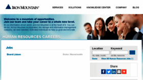 What Ironmountain-humanresources.jobs website looked like in 2017 (6 years ago)