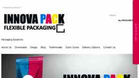 What Innovapack.co.uk website looked like in 2017 (6 years ago)