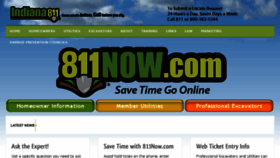 What Indiana811.org website looked like in 2017 (6 years ago)