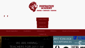 What Inspirationacademy.com website looked like in 2017 (6 years ago)
