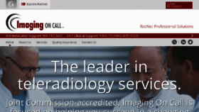 What Imagingoncall.com website looked like in 2017 (6 years ago)