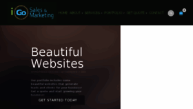 What Igosalesandmarketing.com website looked like in 2017 (6 years ago)