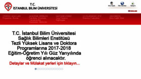 What Istanbulbilim.edu.tr website looked like in 2017 (6 years ago)