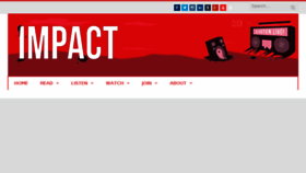 What Impact89fm.org website looked like in 2017 (6 years ago)