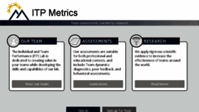 What Itpmetrics.com website looked like in 2017 (7 years ago)