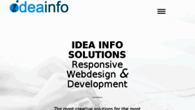 What Ideainfosolutions.com website looked like in 2017 (6 years ago)