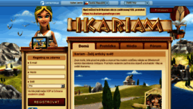 What Ikariam.cz website looked like in 2017 (6 years ago)