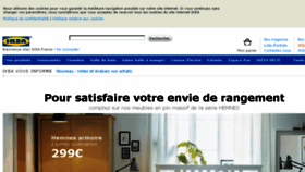 What Ikea.fr website looked like in 2017 (6 years ago)