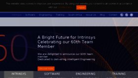 What Intrinsys.com website looked like in 2017 (6 years ago)