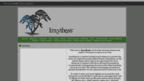 What Imythess.com website looked like in 2017 (6 years ago)