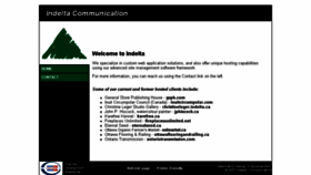 What Indelta.com website looked like in 2017 (8 years ago)