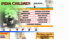 What Indiachildren.com website looked like in 2017 (6 years ago)