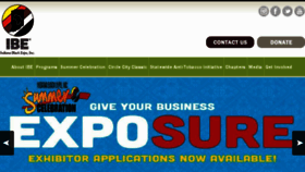 What Indianablackexpo.com website looked like in 2017 (6 years ago)