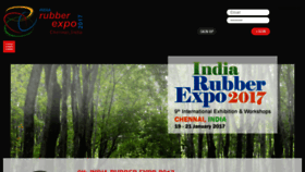 What Indiarubberexpo.in website looked like in 2017 (6 years ago)