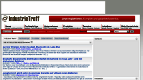 What Industrietreff.de website looked like in 2017 (6 years ago)