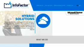 What Info-factor.com website looked like in 2017 (6 years ago)