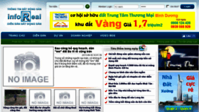 What Inforeal.vn website looked like in 2017 (6 years ago)