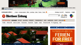 What Illertisser-zeitung.de website looked like in 2017 (6 years ago)