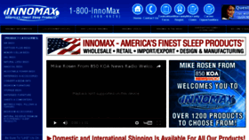What Innomax.com website looked like in 2017 (6 years ago)