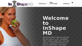 What Inshapemd.com website looked like in 2017 (6 years ago)