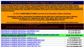 What Inspeccion.com.mx website looked like in 2017 (6 years ago)