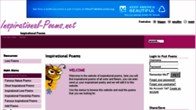What Inspirational-poems.net website looked like in 2017 (6 years ago)