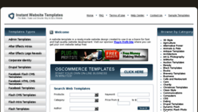 What Instantwebsitetemplates.com website looked like in 2017 (6 years ago)
