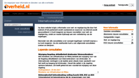 What Internetconsultatie.nl website looked like in 2017 (6 years ago)