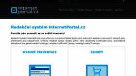 What Internetportal.cz website looked like in 2017 (6 years ago)