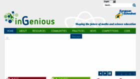 What Ingenious-science.eu website looked like in 2017 (6 years ago)