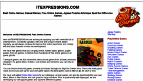 What Itexpressions.com website looked like in 2017 (6 years ago)