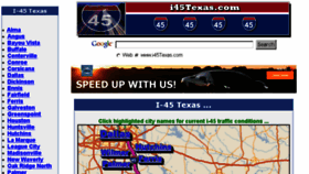What I45texas.com website looked like in 2017 (8 years ago)