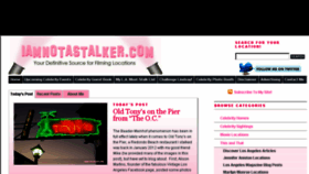 What Imnotastalker.com website looked like in 2017 (6 years ago)
